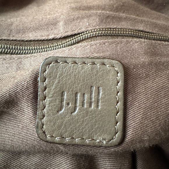 J. Jill Brown Leather Shoulder/Crossbody Hobo Bag - Picture 12 of 12